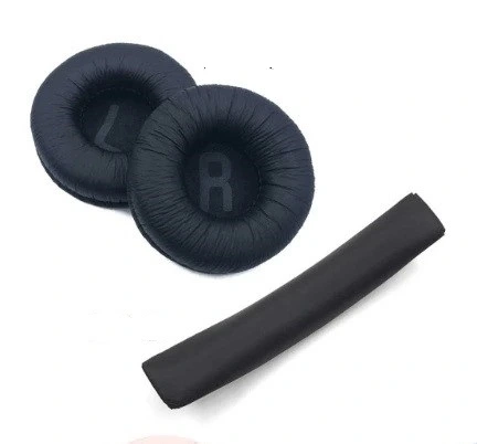 2 Almohadillas + Diadema De Espuma Negro para Audífonos JBL - Imagen 3