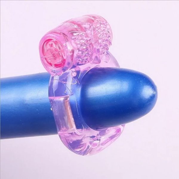 Anillo Vibrador Simple de Silicona - Imagen 4