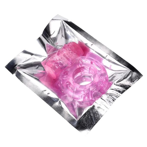 Anillo Vibrador Simple de Silicona - Imagen 3