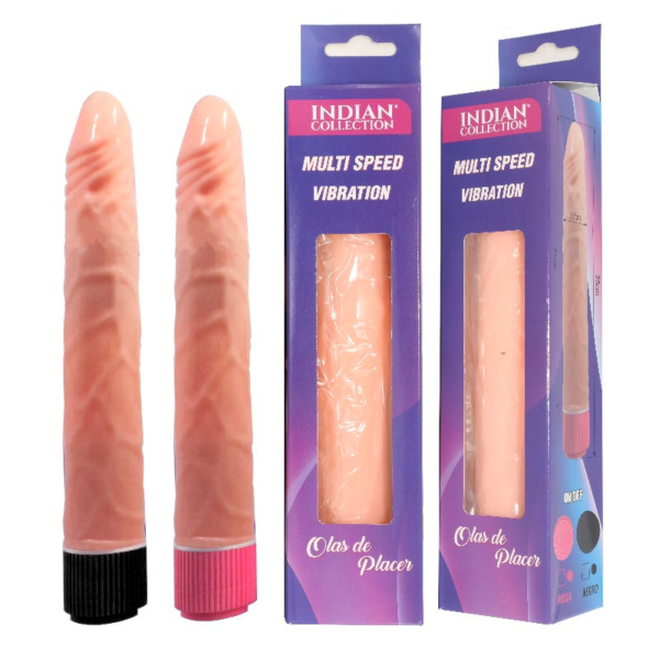 Vibrador Recargable con Sensación Real Indian Collection 25cm