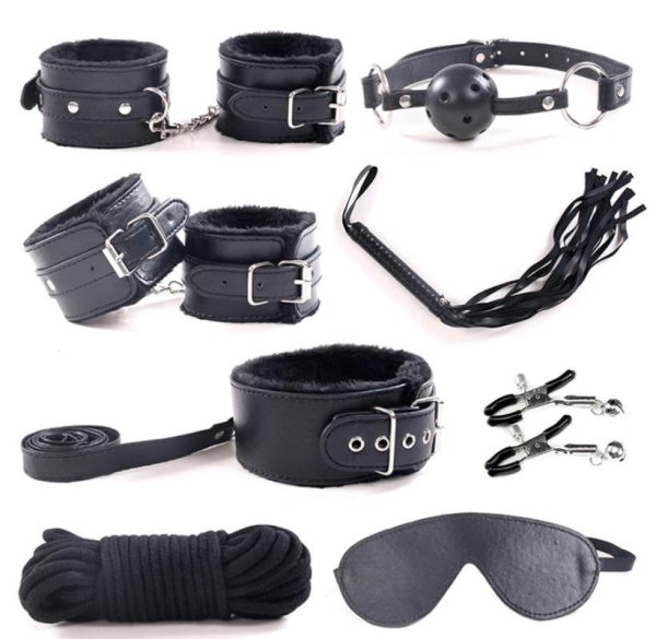 Set De Bdsm Bondage Erótico 8 Pcs - Imagen 2