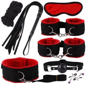 Set De Bdsm Bondage Erótico 8 Pcs