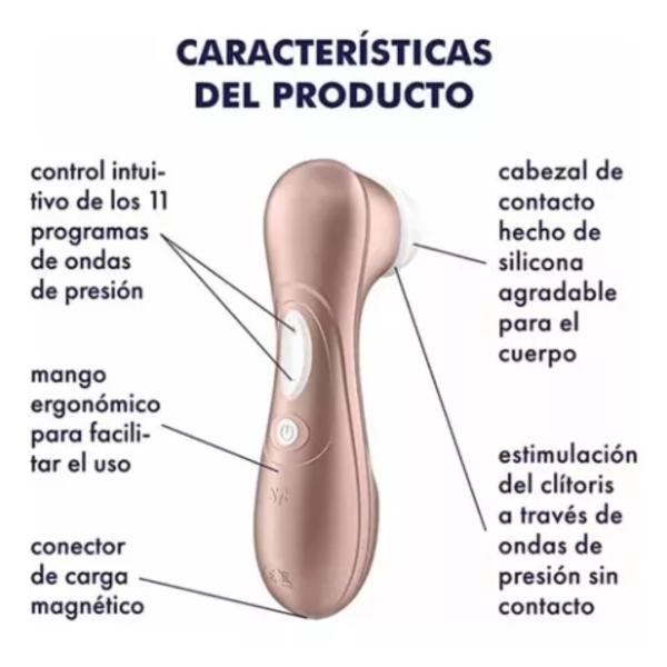 Succionador De Clitoris Recargable USB Satisfyer Pro 2 - Imagen 5