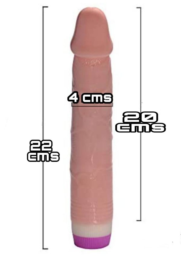 Vibrador Dildo Real Color Negro A Pilas - Imagen 4