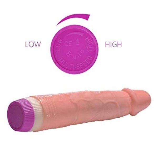 Vibrador Dildo Real Color Negro A Pilas - Imagen 2