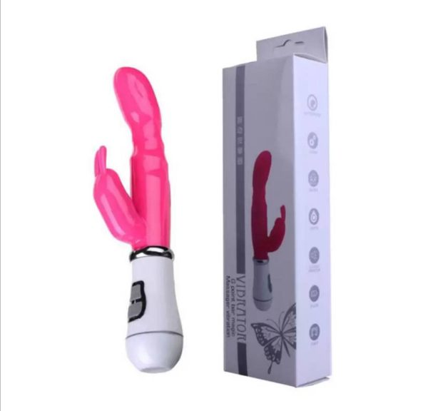 Vibrador Usb Consolador Conejito Clítoris Punto G Silicona