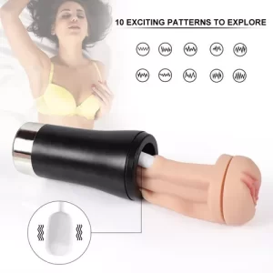 Vagina Masturbadora Vibrador Recargable